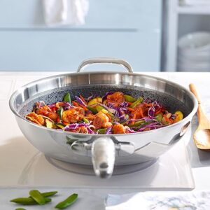 Pampered Chef Edelstahl Antihaft-Wokpfanne