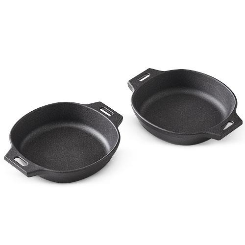 Pampered Chef Gusseiserne Bratpfannen Set 14 cm