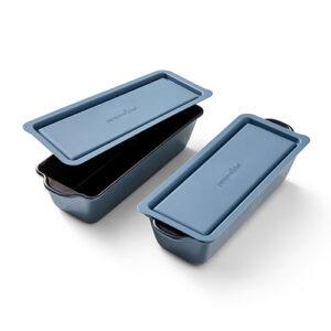 Pampered Chef Brilliance Antihaft-Kastenformen Set mit Deckeln