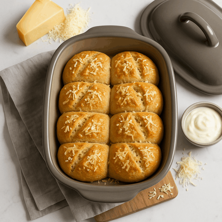 Käsebrötchen aus Dinkel