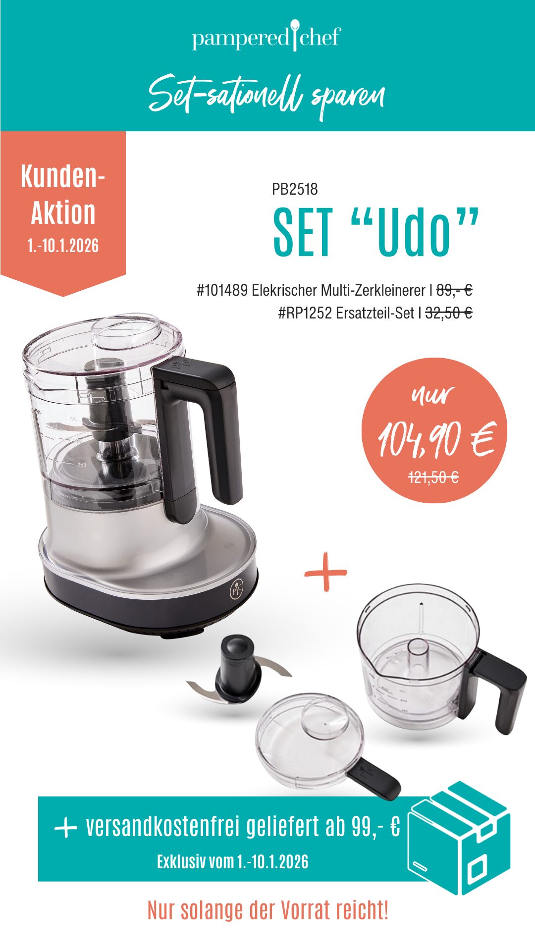 pampered chef Udo set