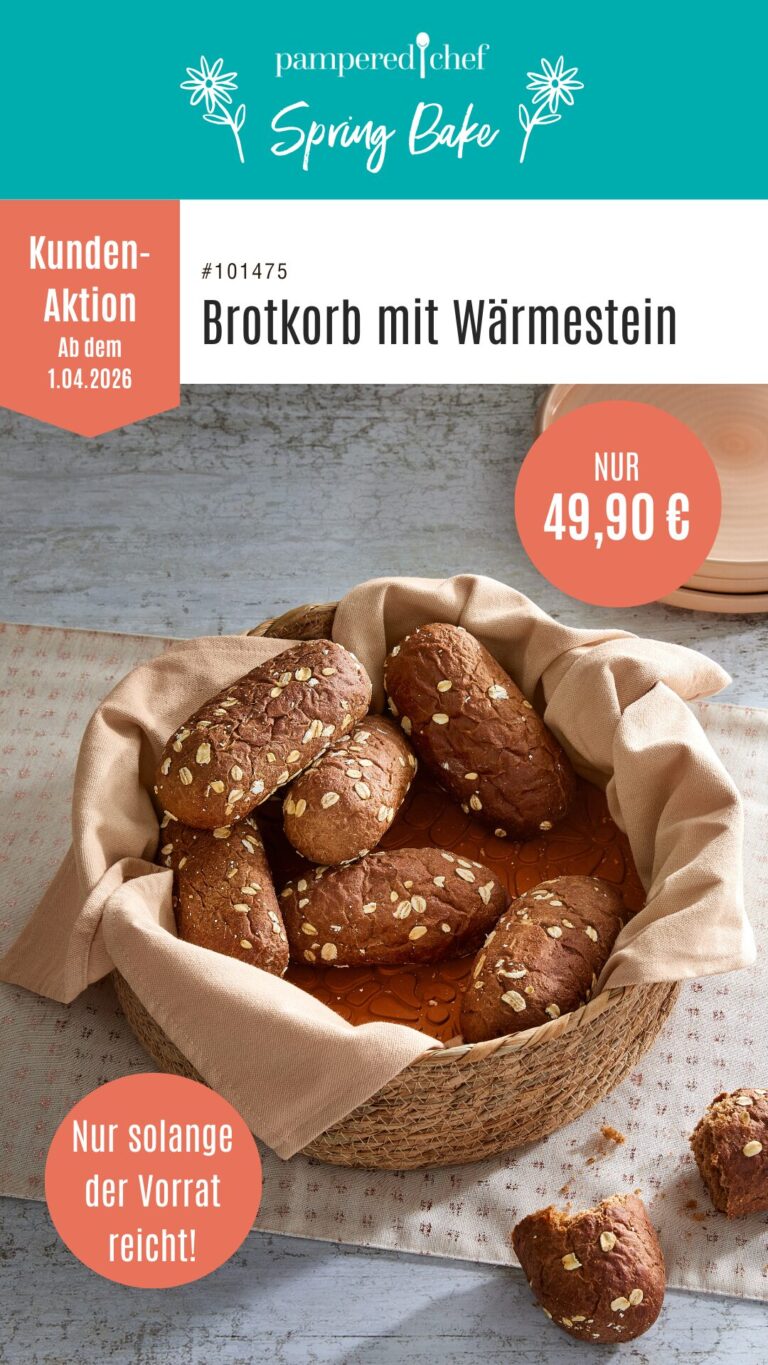 Brotkorb mit Wärmestein