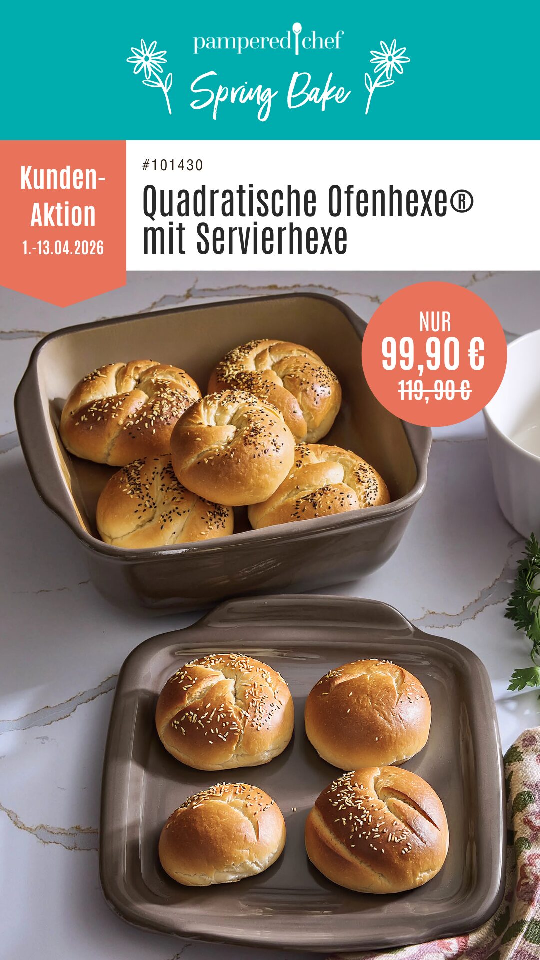 Quadratische Ofenhexe Monats-Aktion